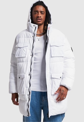 SOUTHPOLE Winter Jacket 'Bubble Blizzard 1.0' in White