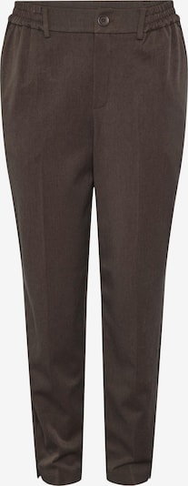 PIECES Pantalon à plis 'Camil' en brun foncé, Vue avec produit