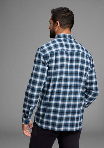 Man's World Regular Fit Hemd in Blau