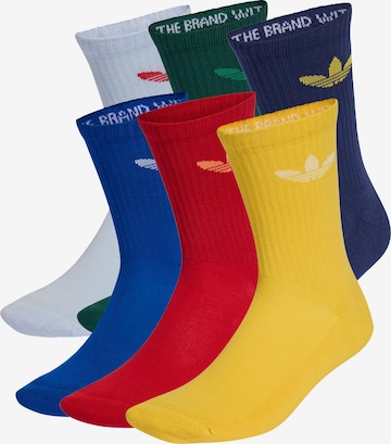 ADIDAS ORIGINALS Socks 'Trefoil' in Blue: front