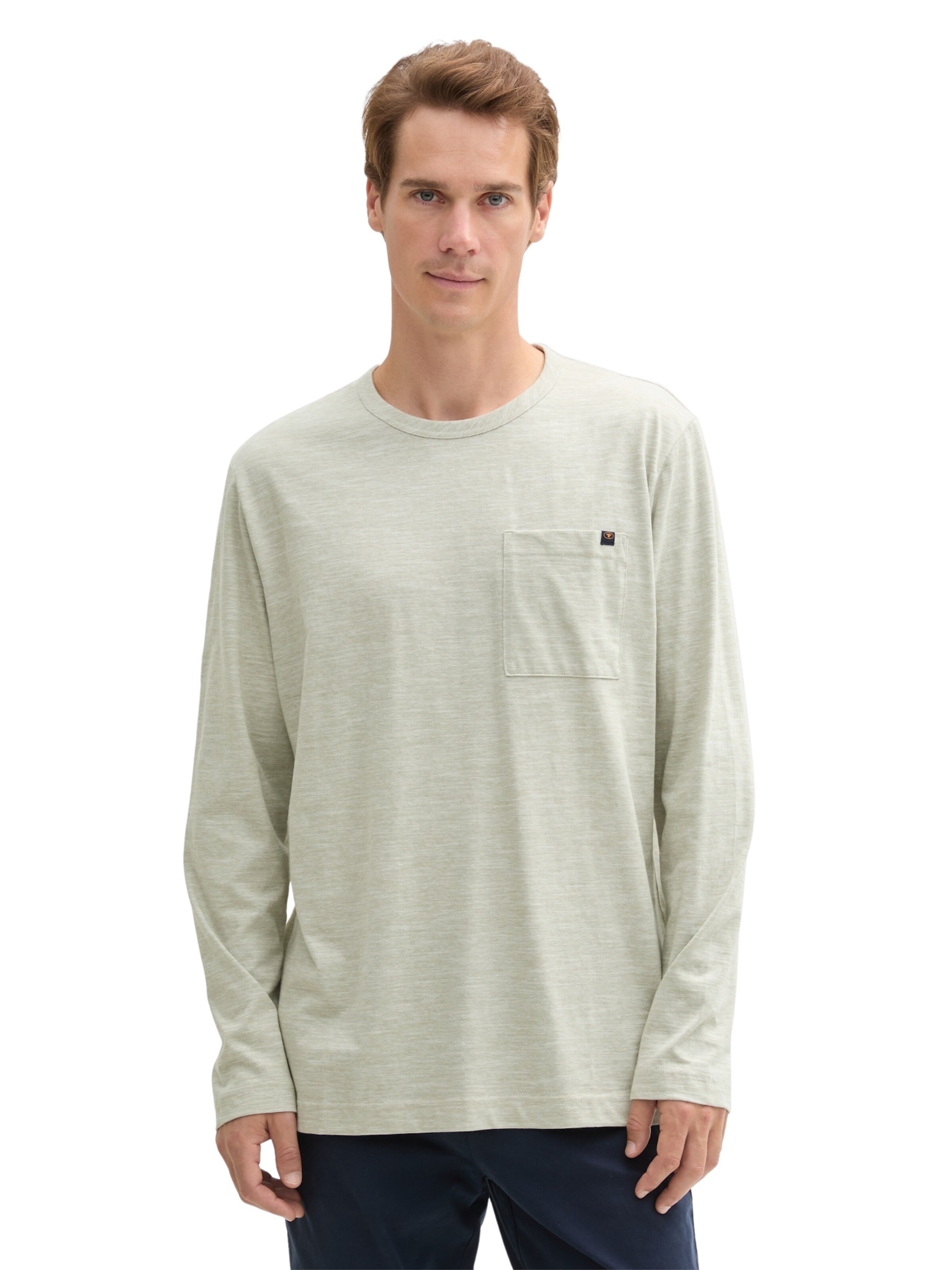 TOM TAILOR Shirt in Groen: voorkant