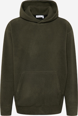 WEEKDAY Sweatshirt in Groen: voorkant