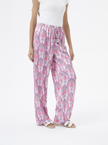 AIKI KEYLOOK Wide Leg Hose 'Likeilove' in Pink