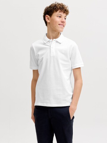 Jack & Jones Junior Shirt in Wit: voorkant