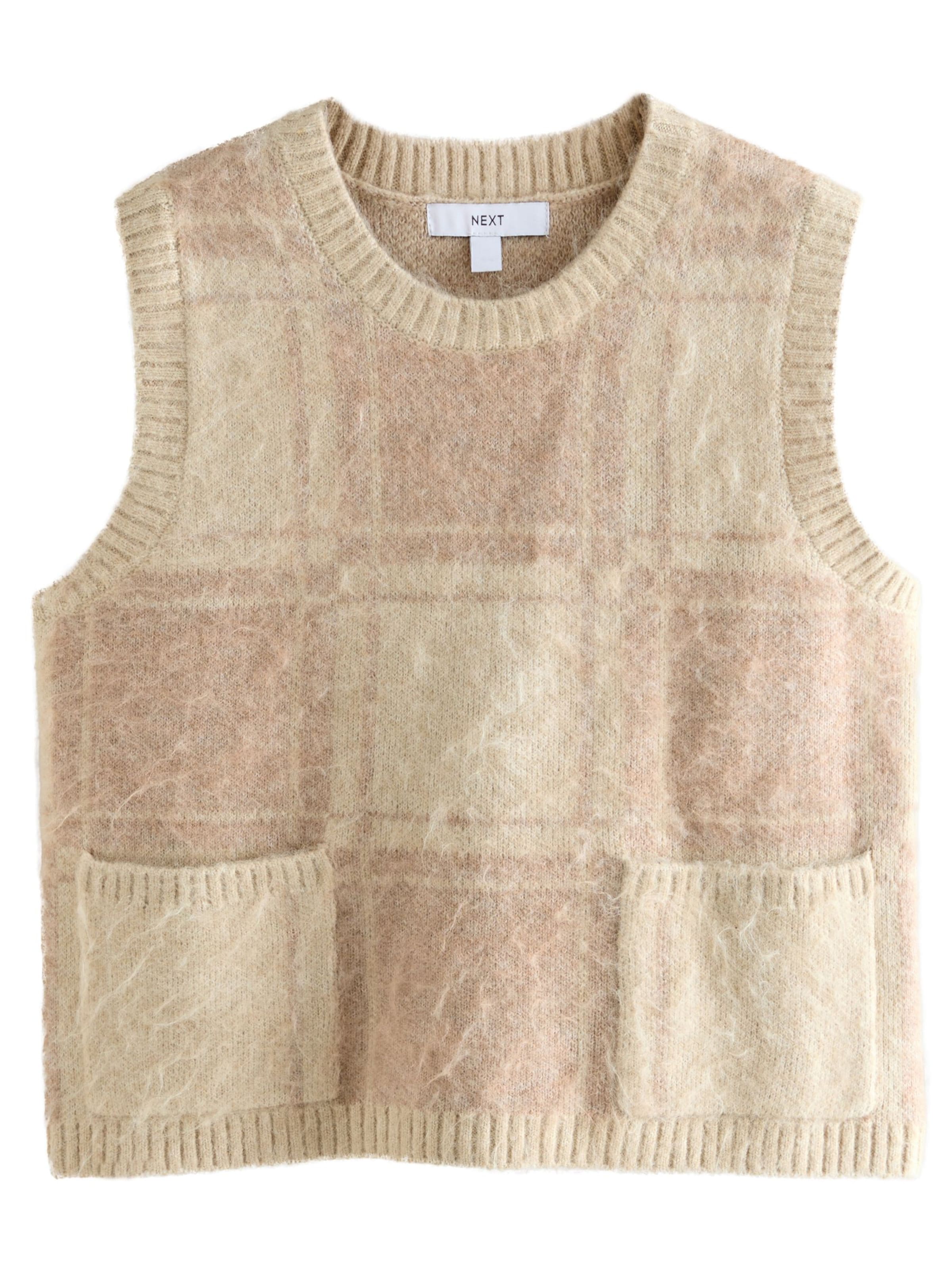 Pull-over Next en beige : devant