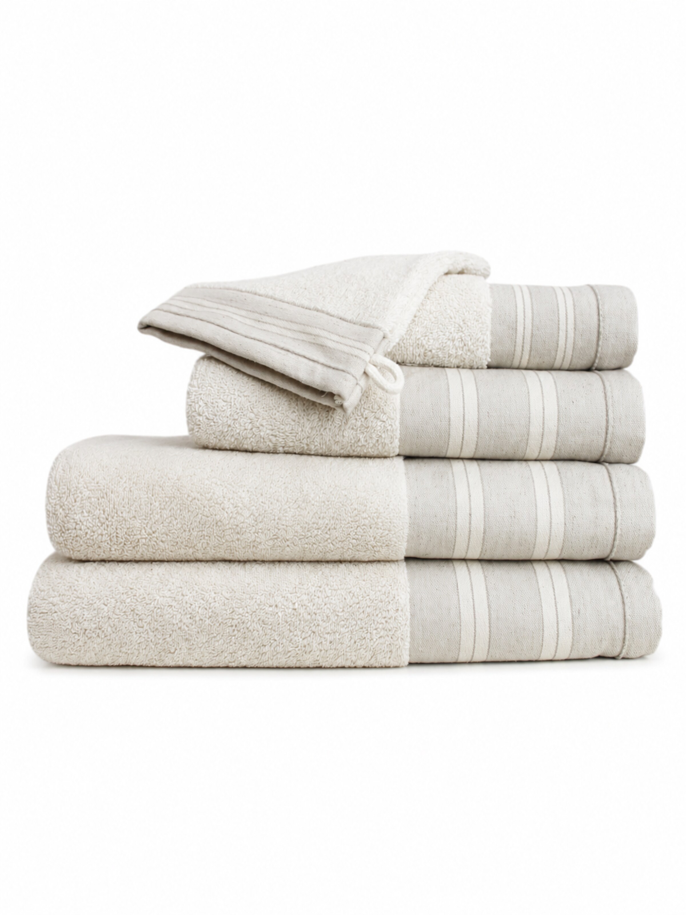 NEIPER Handdoek 'NATURE Algarve' in Beige
