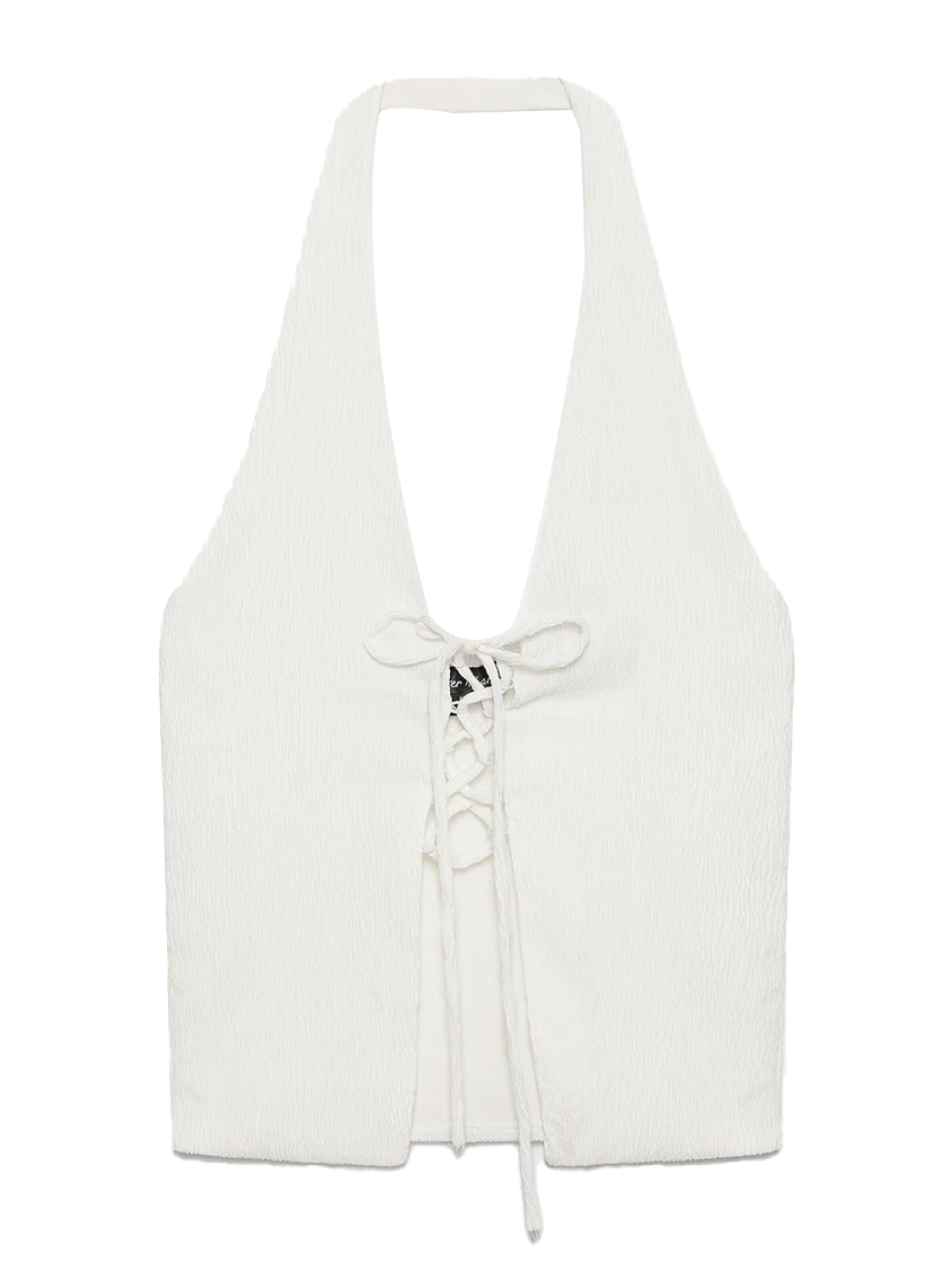 No Matter What Top in Beige: front