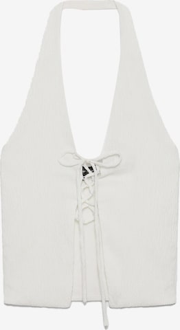 No Matter What Top in Beige: voorkant