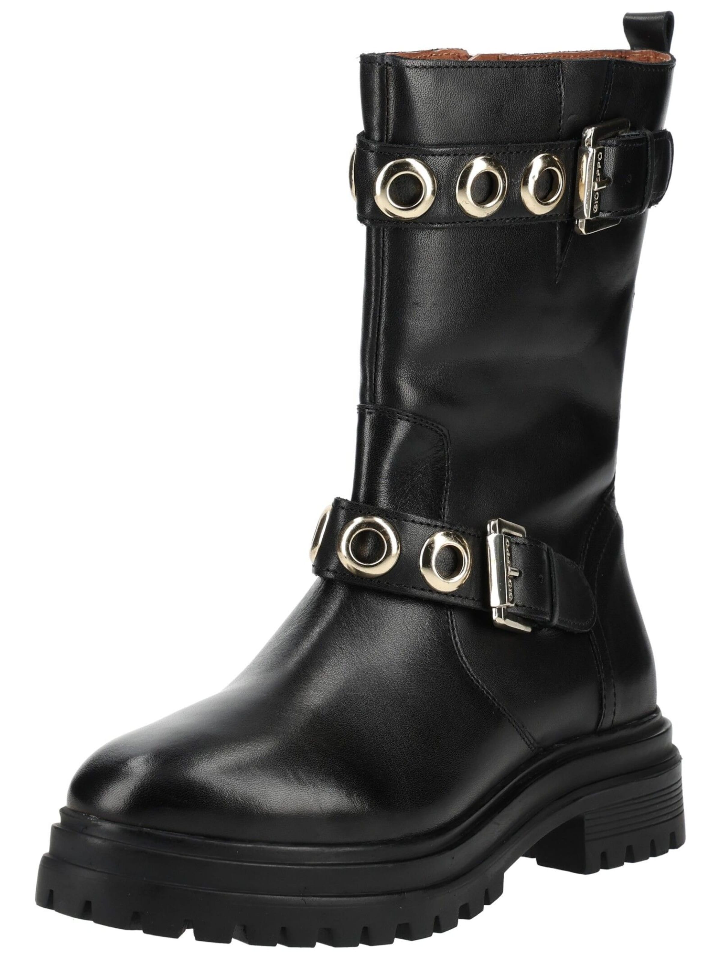 Boots GIOSEPPO en noir : devant