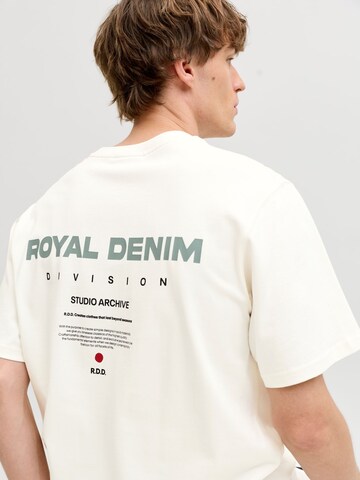 R.D.D. ROYAL DENIM DIVISION - Camiseta en blanco