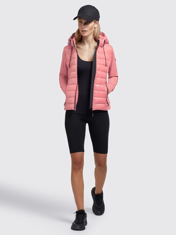 khujo Jacke 'Ghita Shiny' in Pink