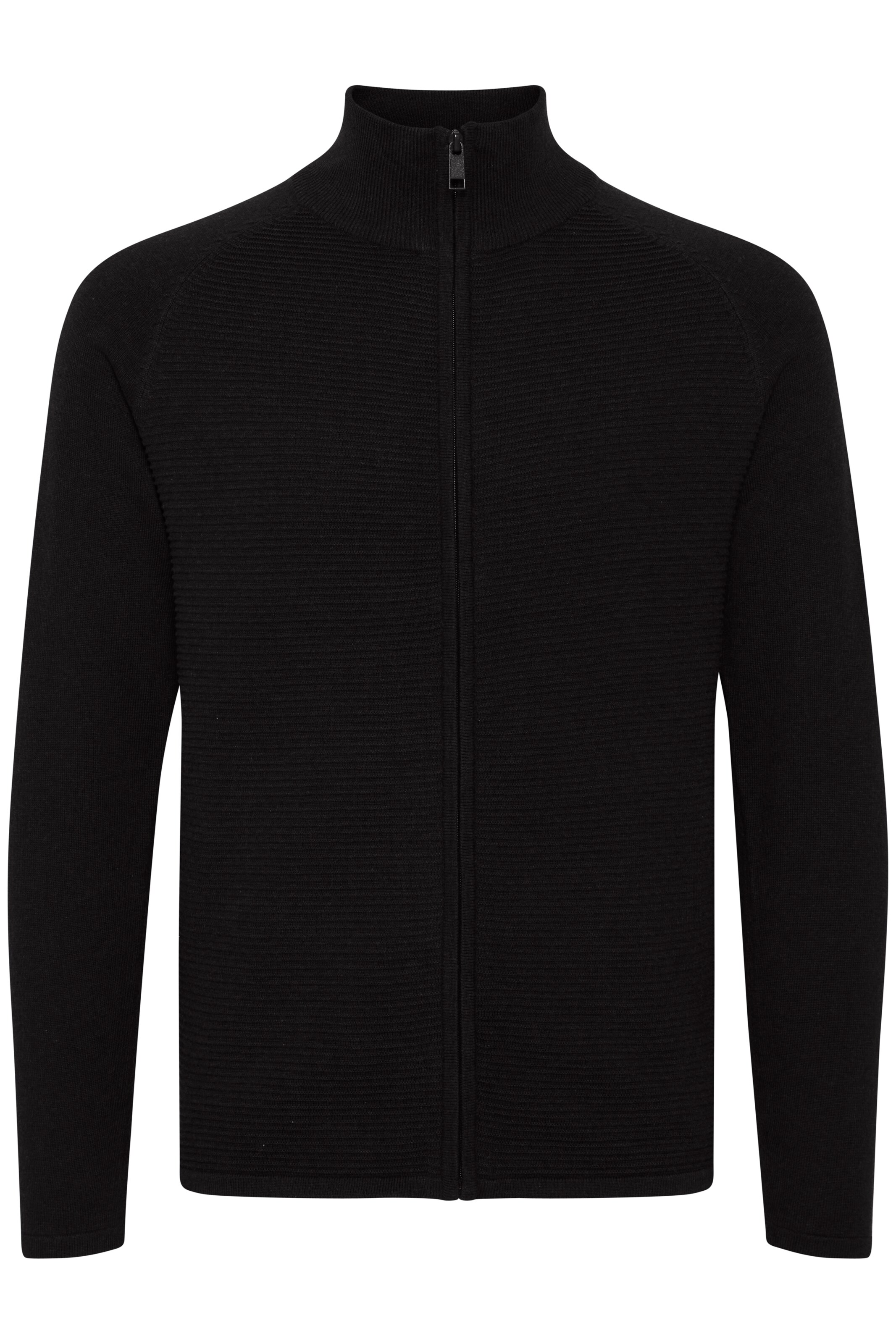 11 Project Gebreid vest 'BALIN' in Zwart: voorkant