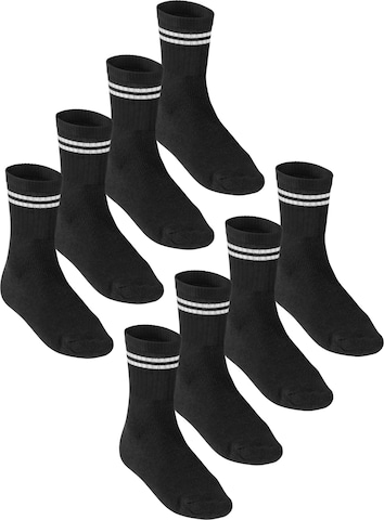 MT Athletic Socks 'Tennis' in Black: front