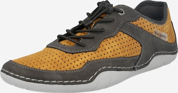 Pantofi cu șireturi sport 'Stinger' de la bugatti pe galben: față