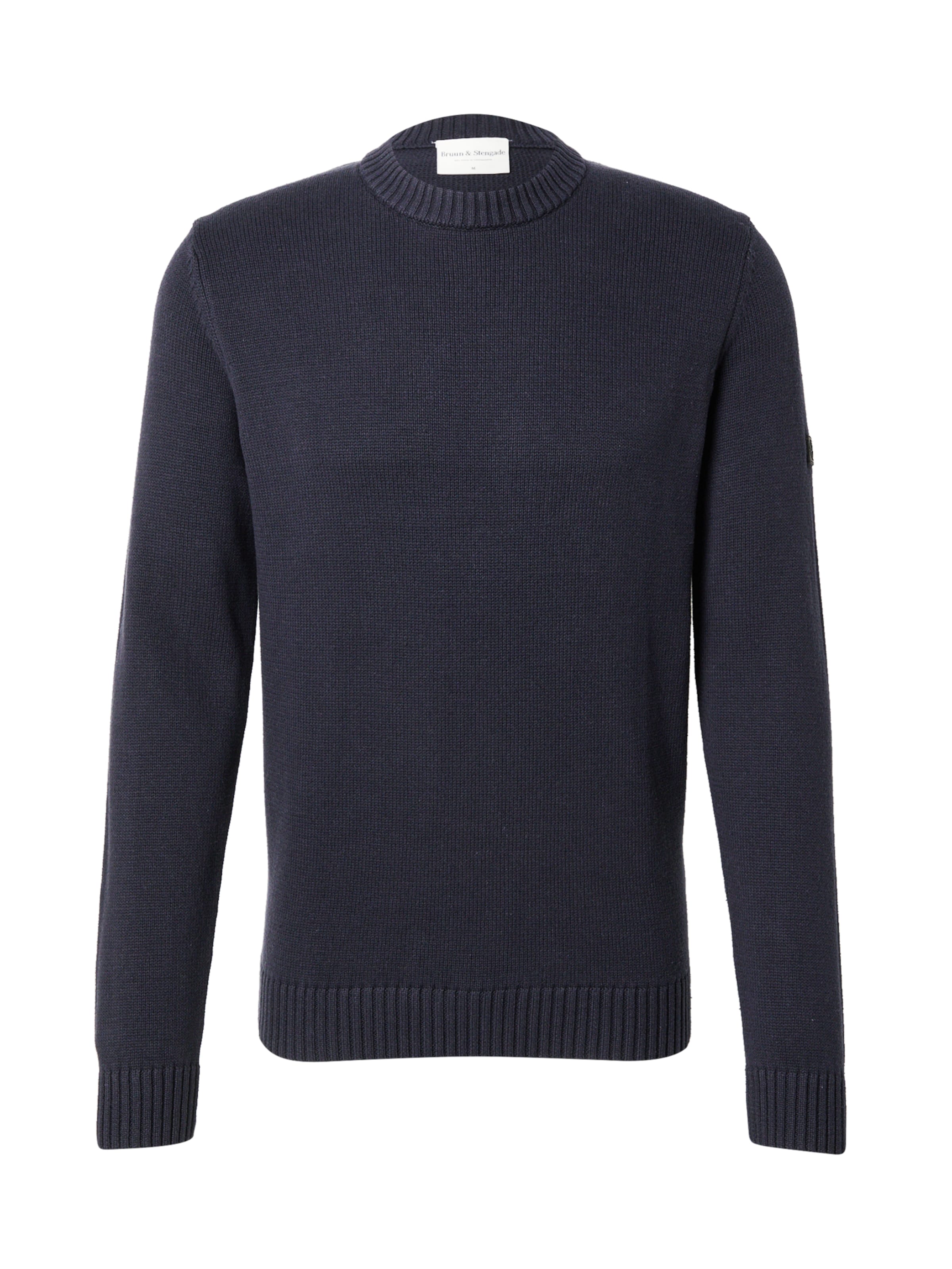 Bruun & Stengade Πουλόβερ 'Thorstein' σε μπλε: μπροστά