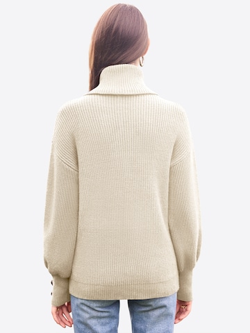 Pulover de la Imily Bela pe bej: spate