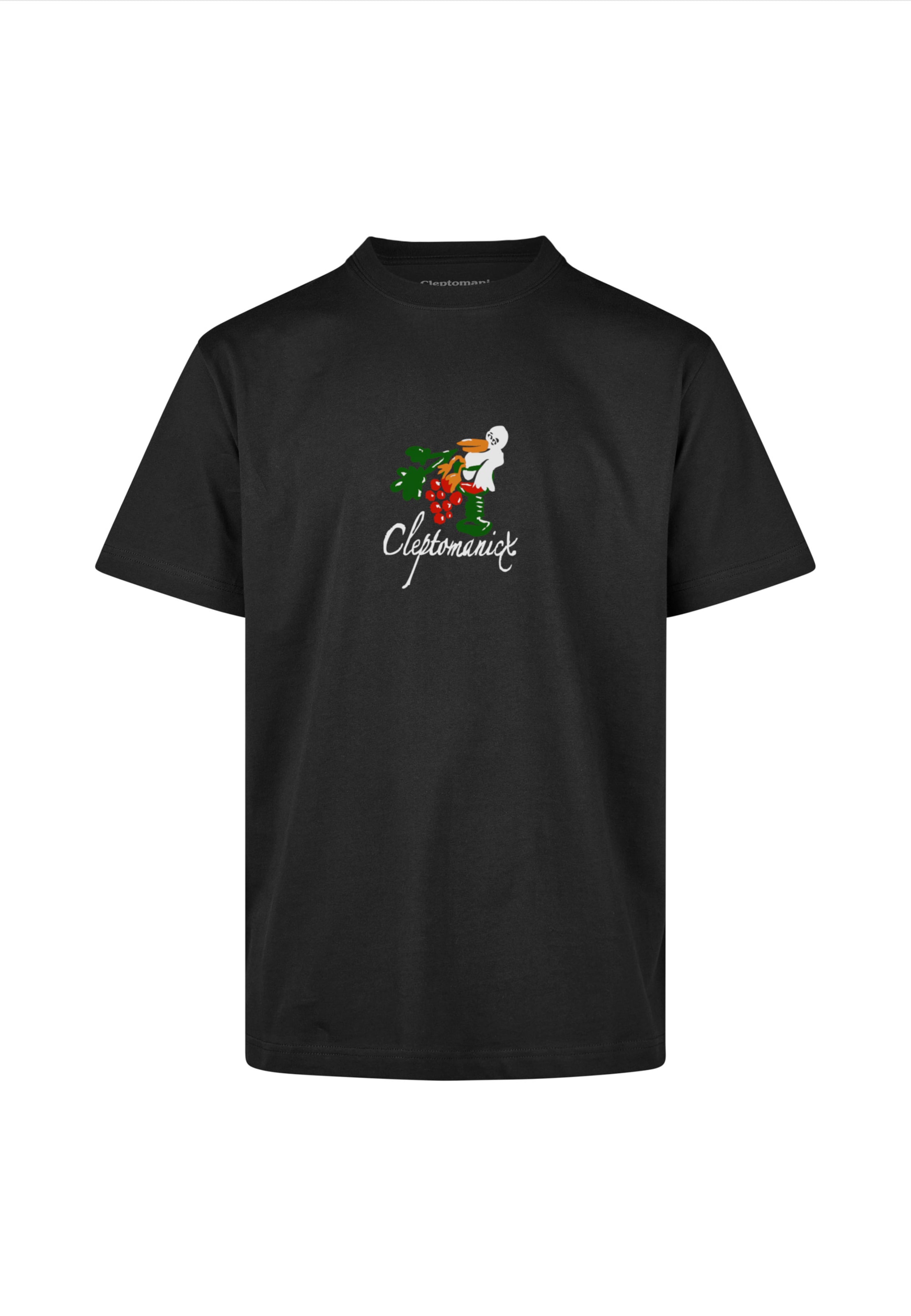 Cleptomanicx Shirt in Black: front