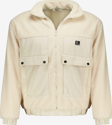 Veste en polaire 'COSMO' Deeluxe en blanc : devant