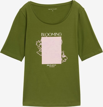 TOM TAILOR Shirt in Groen: voorkant