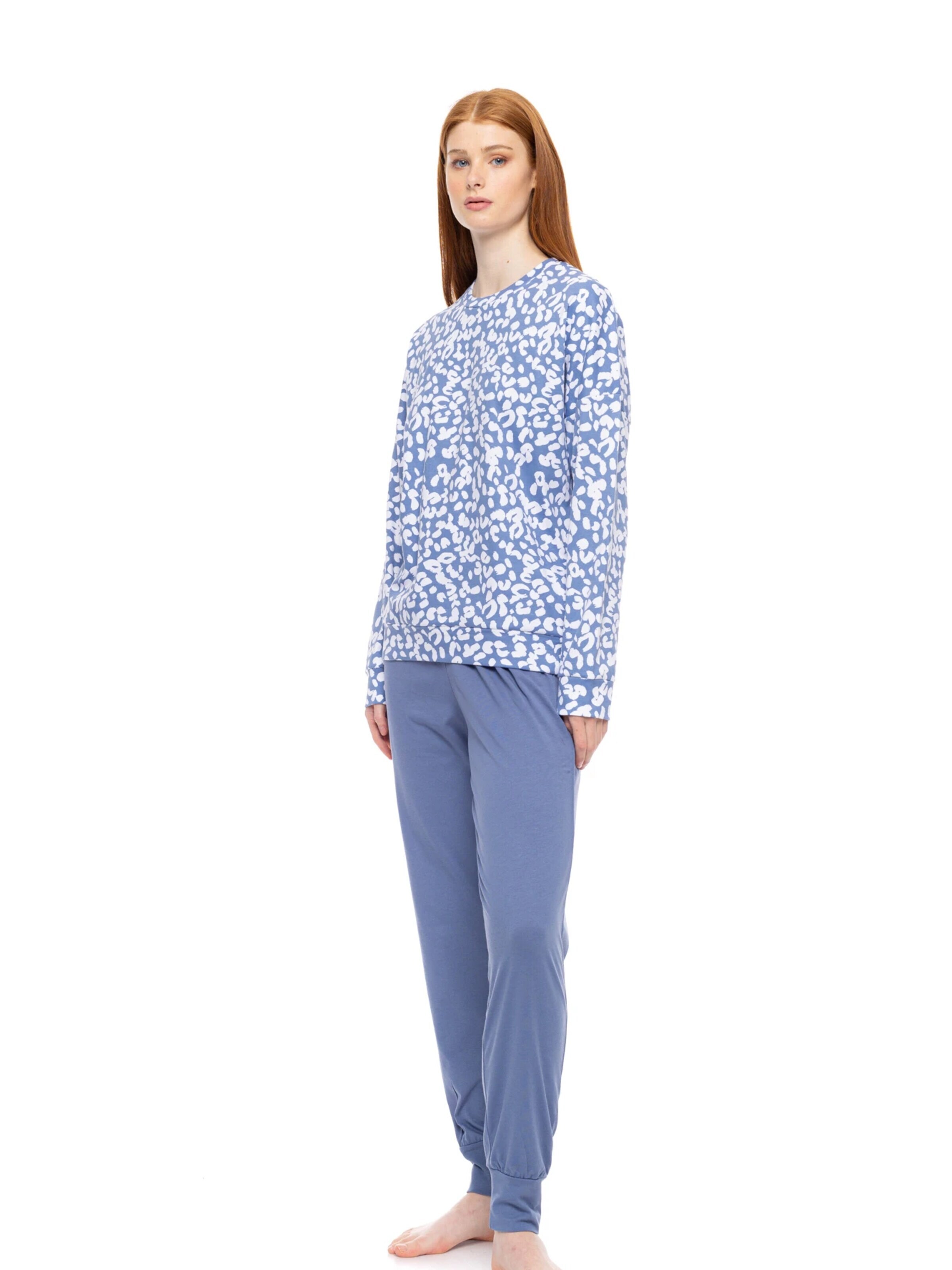 Pink Label - Pijama en azul