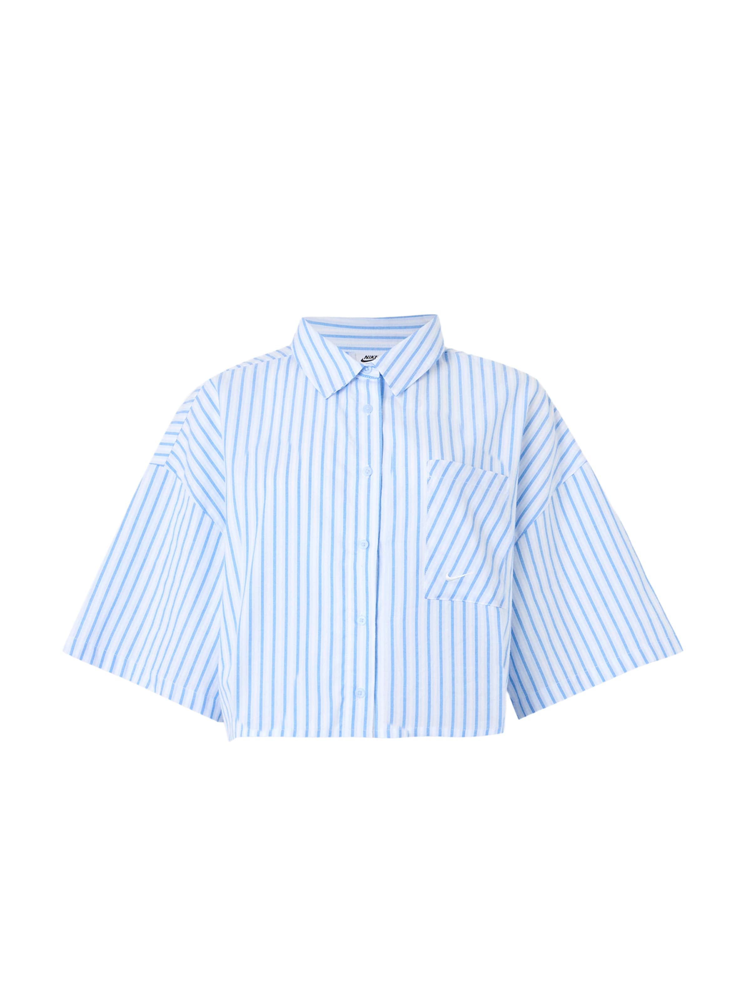 Nike Sportswear Bluse in Blau: Vorderseite