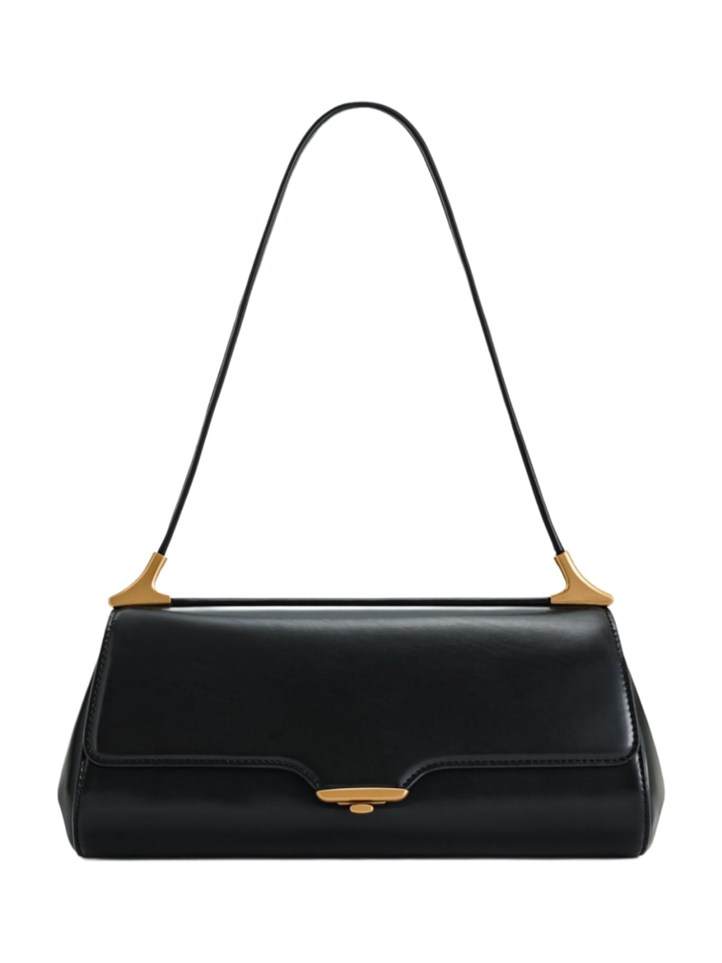 JW PEI Schoudertas 'JW PEI Sac Bandoulière Eloise Black' in Zwart: voorkant