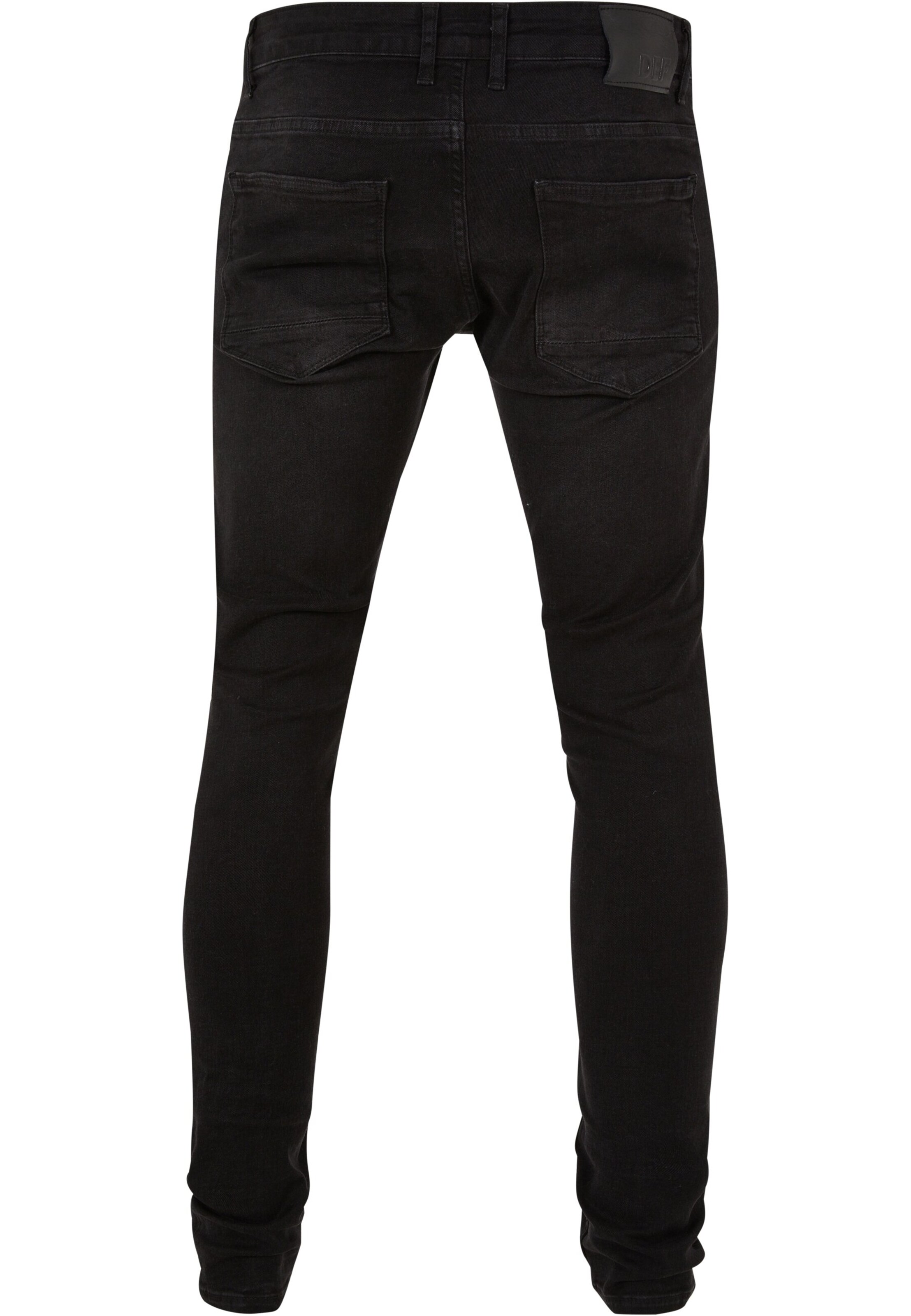 DEF Slimfit Jeans 'Wittenau' in Schwarz