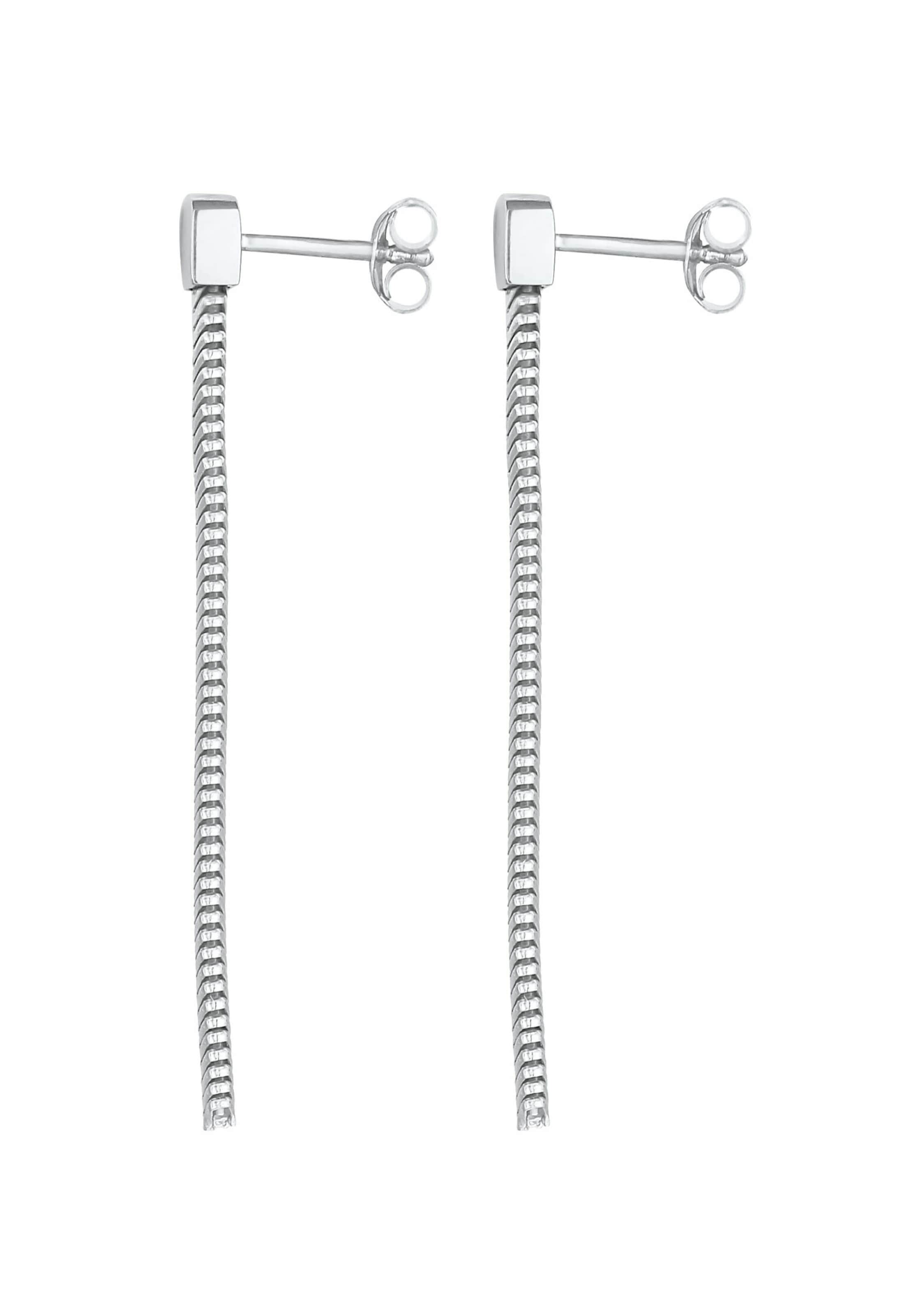 ELLI PREMIUM Ohrringe Ear Chain in Silber