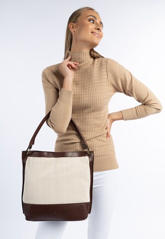 DreiMaster Maritim Shopper in Bruin