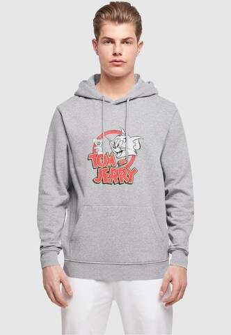 ABSOLUTE CULT Sweatshirt 'Tom And Jerry' in Grijs: voorkant