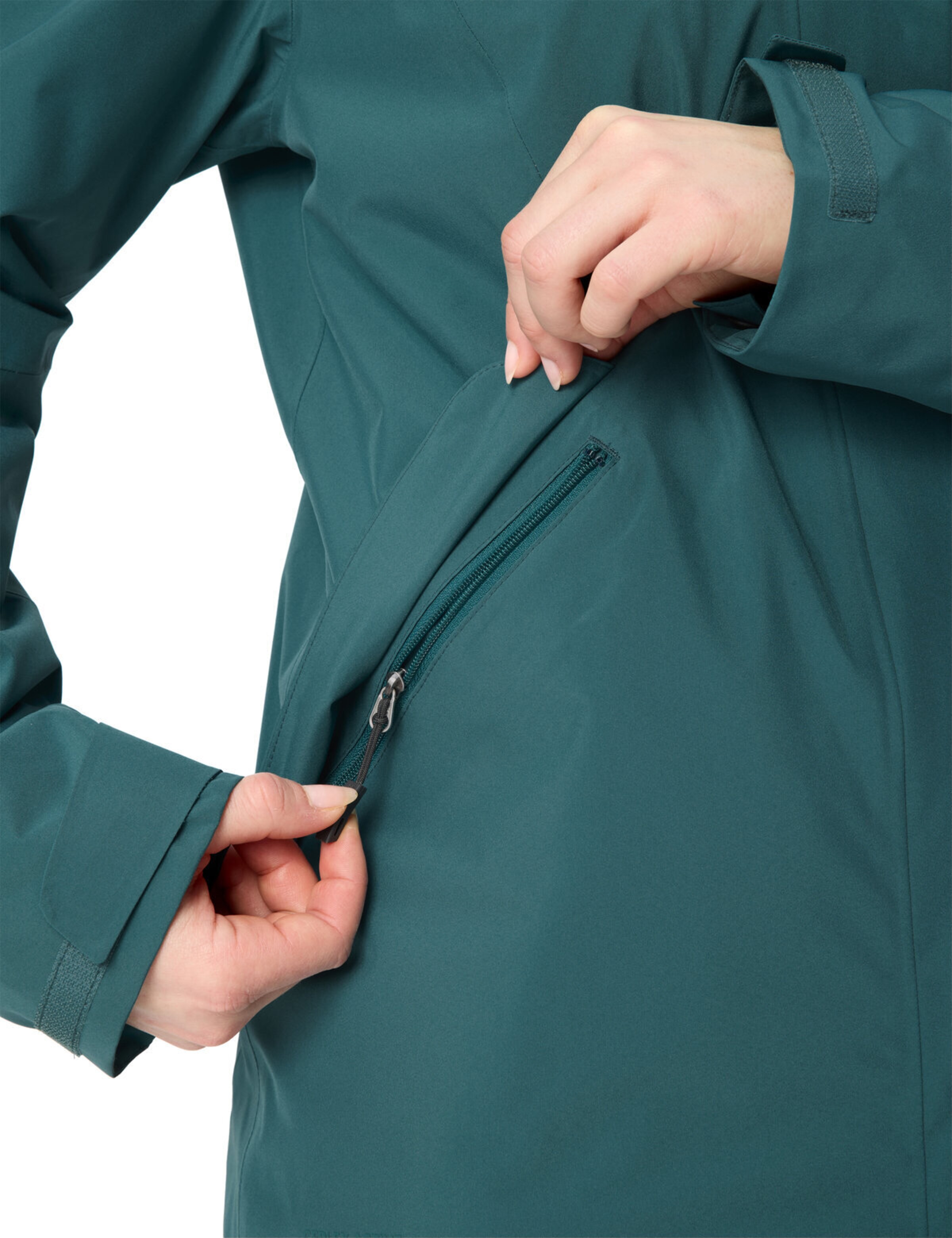VAUDE Outdoorjacke 'Rosemoor II' in Grün