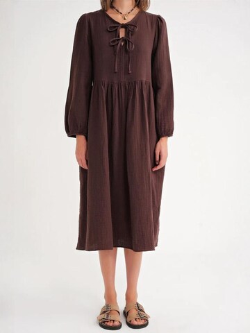 Robe 'Midi' MixRay en marron