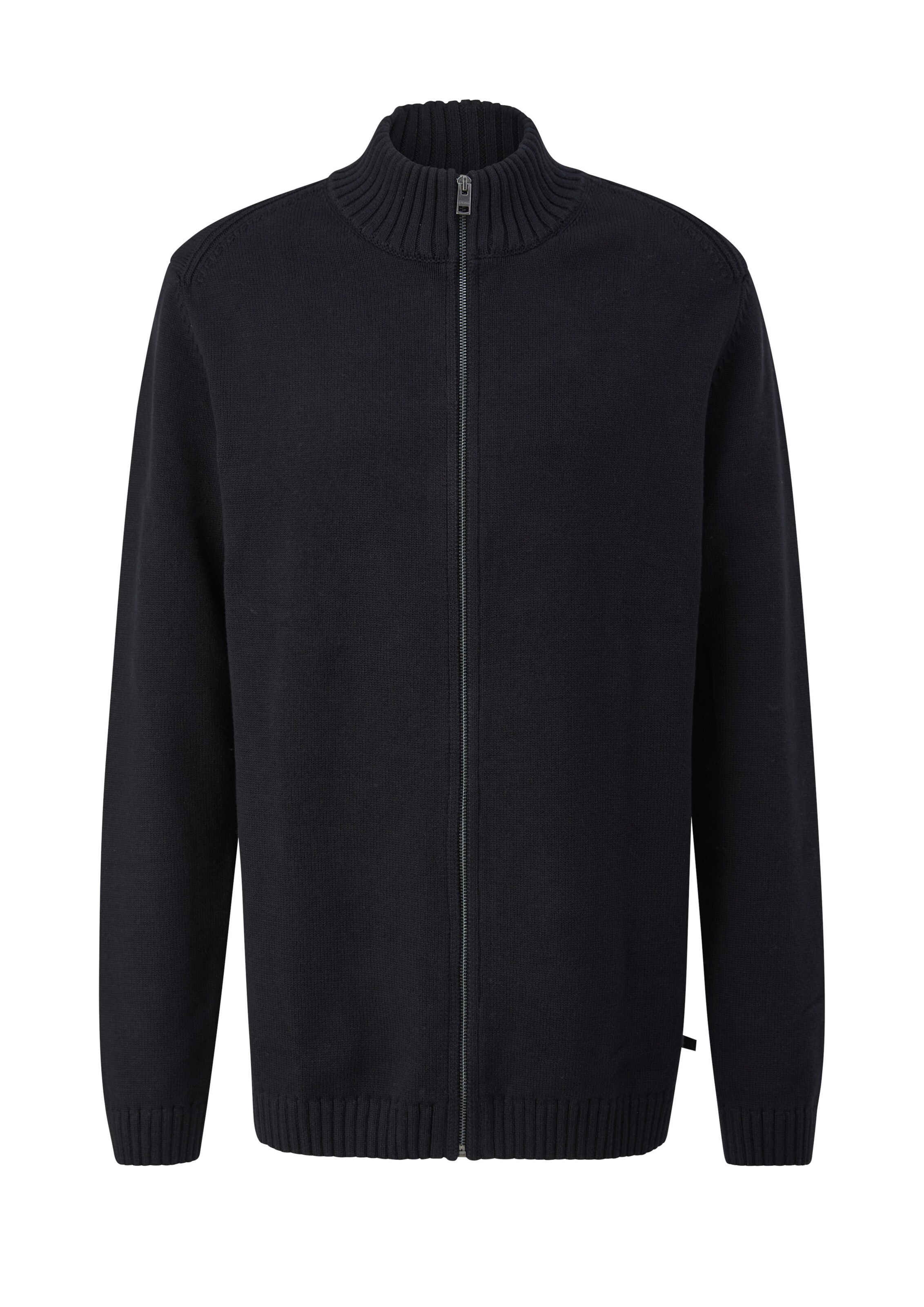 s.Oliver Strickjacke in Schwarz: Vorderseite