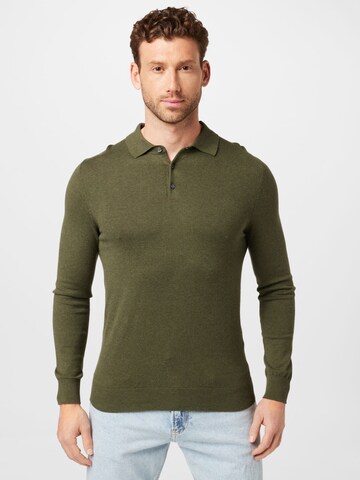 BURTON MENSWEAR LONDON Shirt in Green: front