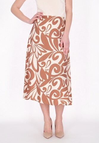 DreiMaster Klassik Skirt in Beige: front