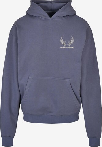 Merchcode Sweatshirt 'Cupid´s Assistant' in Blau: predná strana