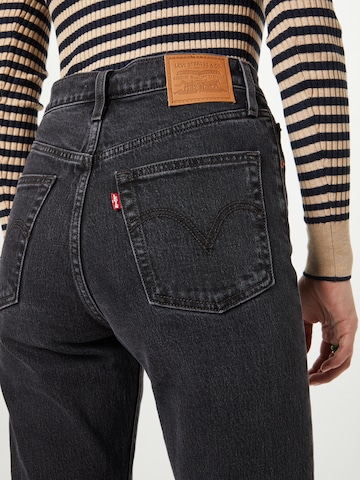 LEVI'S ® Bootcut Jeans 'Ribcage Crop Boot' i svart
