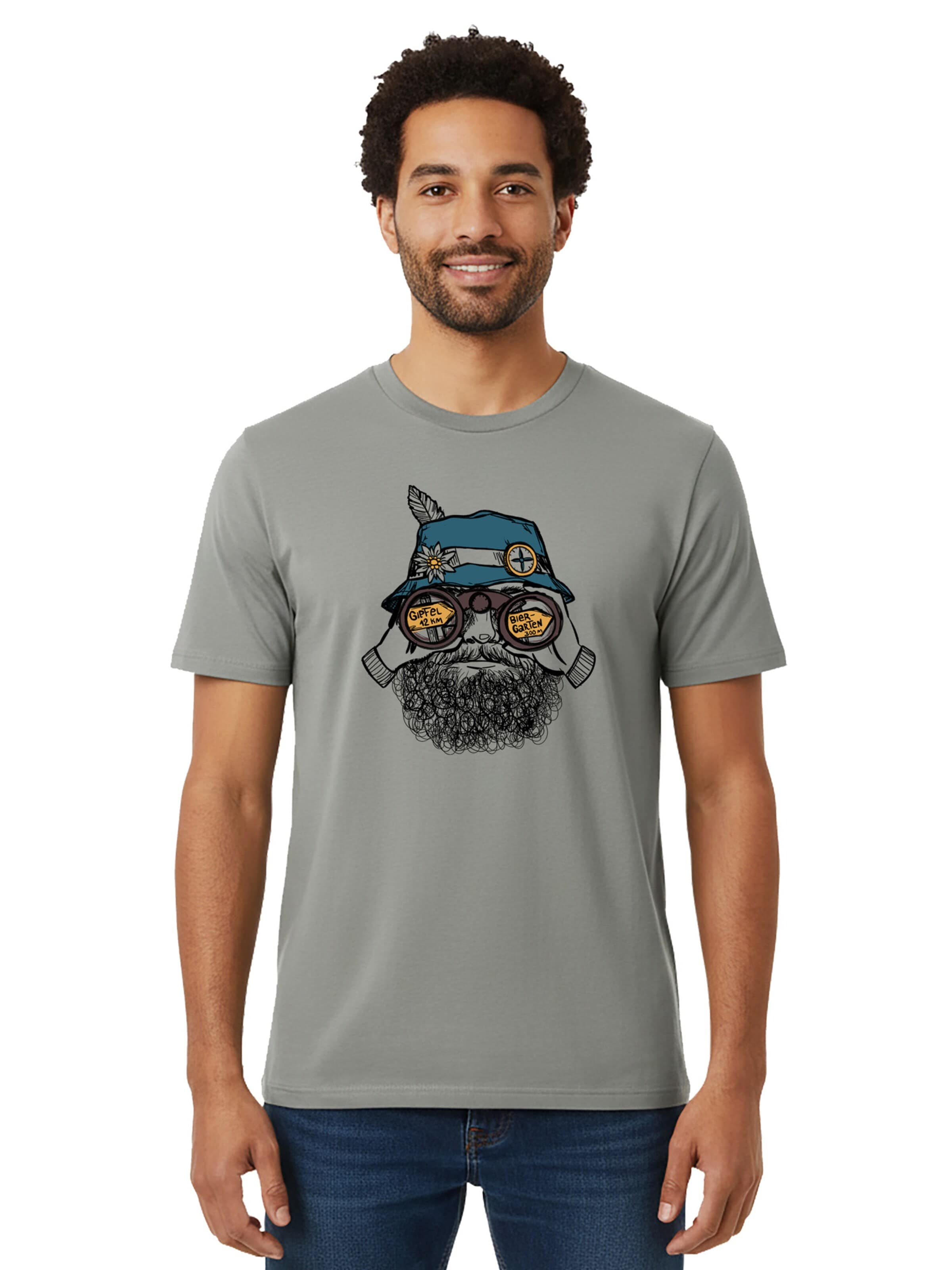 karlskopf Shirt 'WANDERER' in Grey