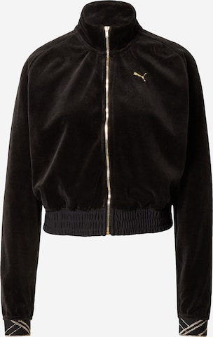 PUMA Training jacket 'Deco' in Black: front