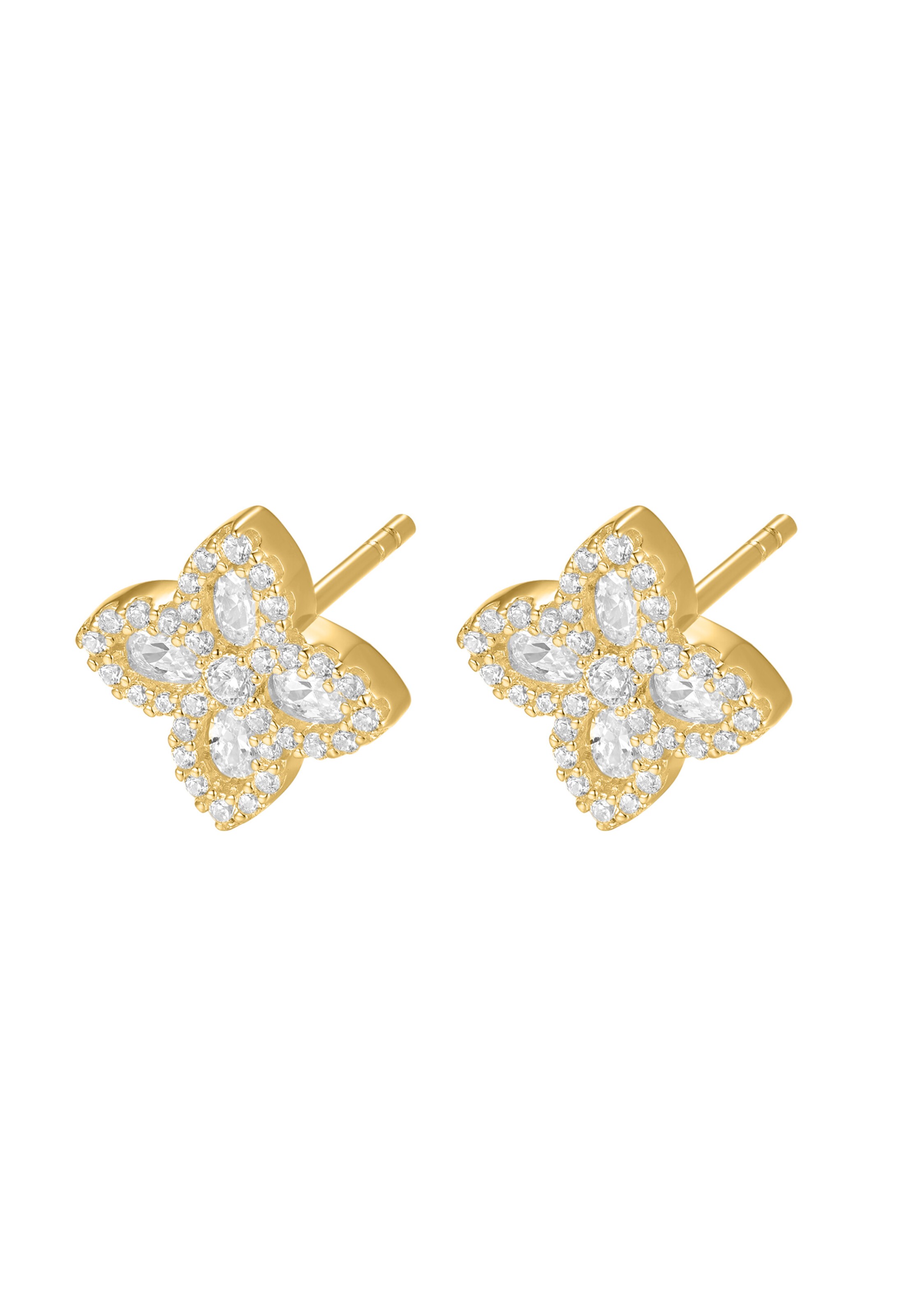 Nana Kay Earrings 'Pretty Petals' in Yellow: front