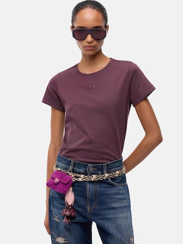 Maglietta 'PINKO BUSSOLOTTO T-SHIRT JERSEY T-SHIRT' di PINKO in rosso
