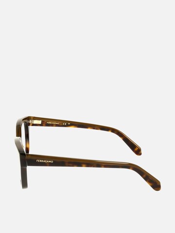 FERRAGAMO - Gafas de sol 'Ferragamo SF3023 Transparent red/dark red 51/18/140 WOMAN Eyewear Frame' en beige