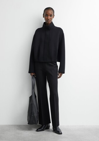 COMMA Sweatvest in Zwart: voorkant