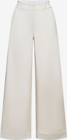 ESPRIT Wide leg Pants in Beige: front