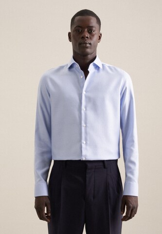 SEIDENSTICKER Slim fit Business shirt in Blue