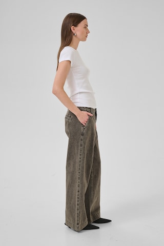 My Essential Wardrobe Wide Leg Jeans 'Tessa' in Grau