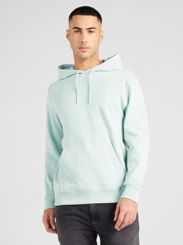 BOSS Sweatshirt 'Wetalk' in Blue: front