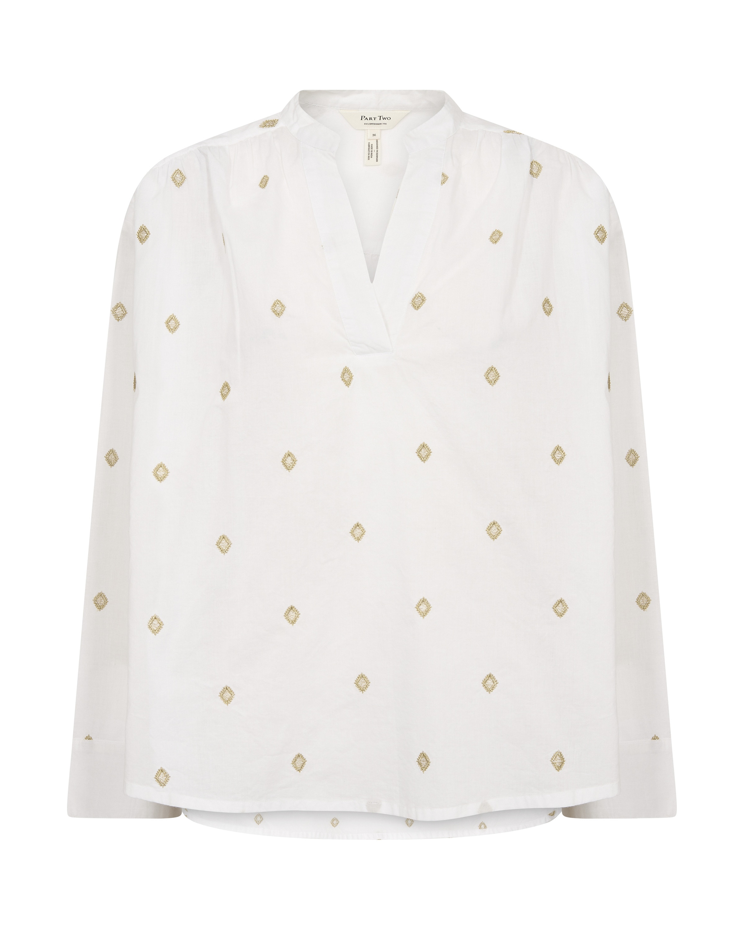 Part Two Bluse 'NatalePW' in Weiß: Vorderseite