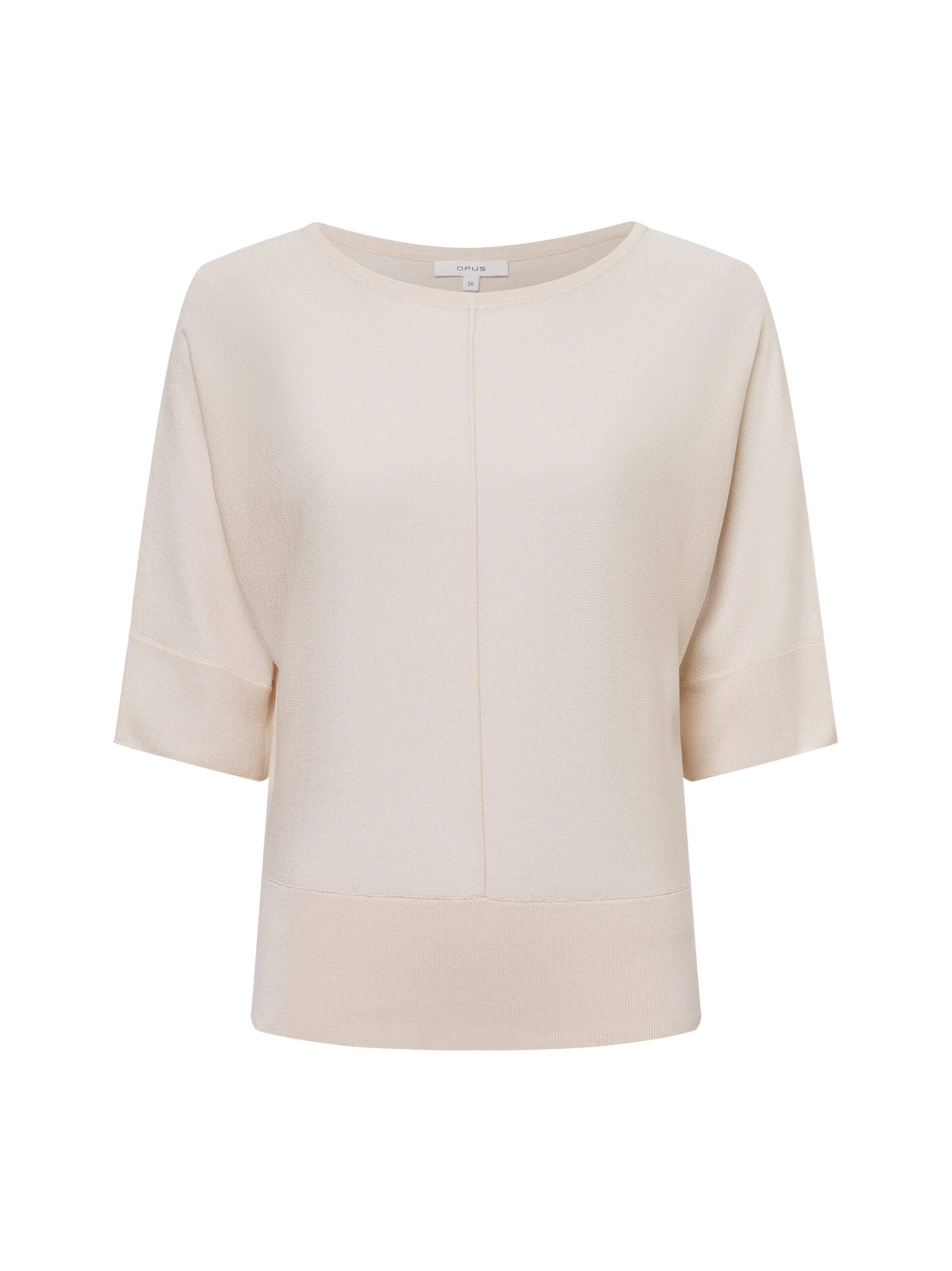 OPUS Trui 'Peronika' in Beige: voorkant