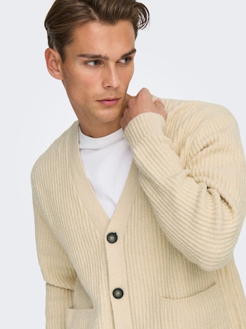 Giacchetta 'ONSFrame' di Only & Sons in beige